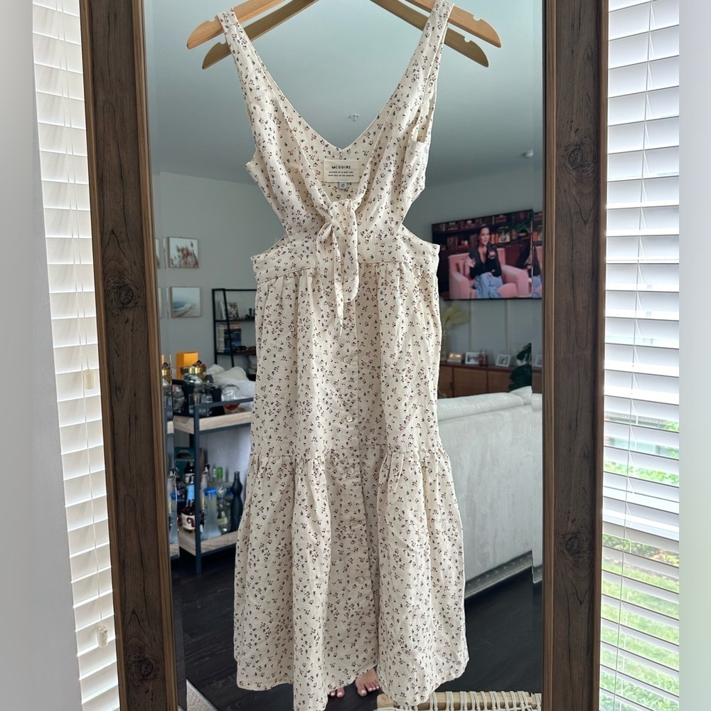 Anthropologie McGuire Palizzi Rose Garden dress